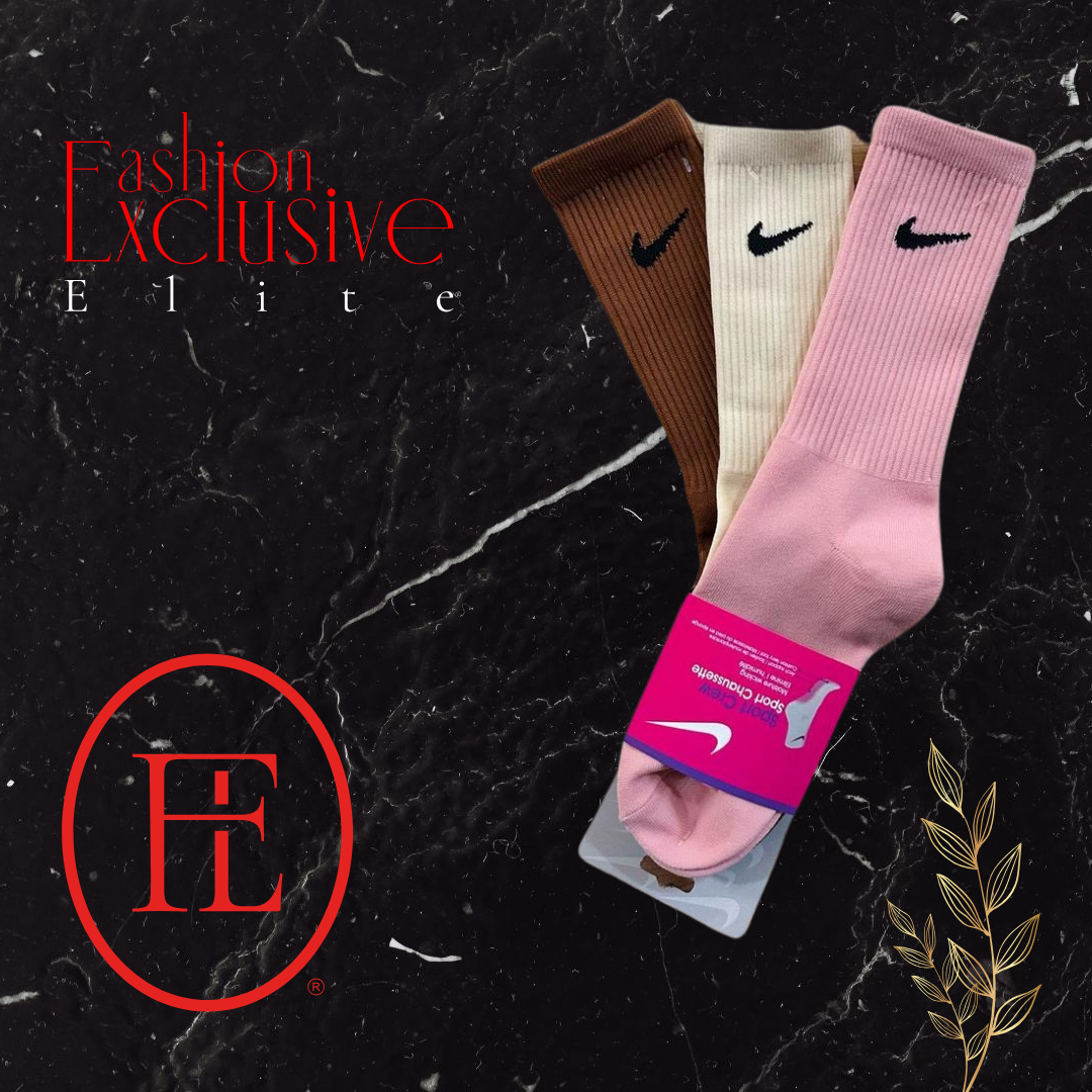 Calcetines Nike Unitalla Café - Amarillo - Rosa