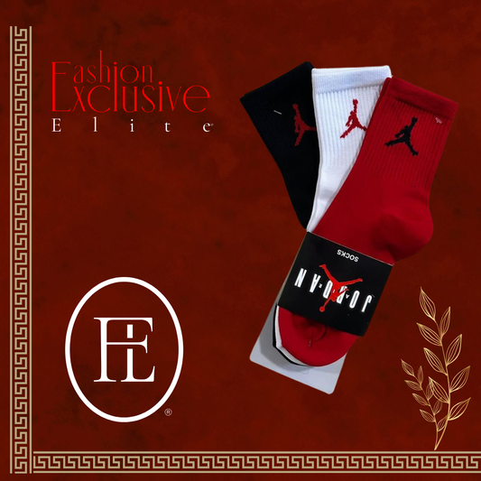 Calcetines Jordan Unitalla Rojo - Blanco - Negro