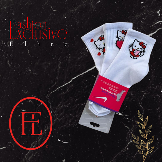Calcetines Nike Unitalla Hello Kitty Blanco