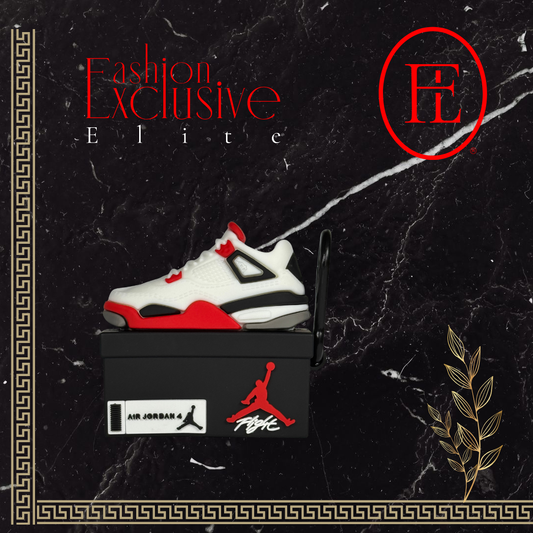 Funda AirPods Pro 1 y 2 - Jordan 4 Retro Fire Red