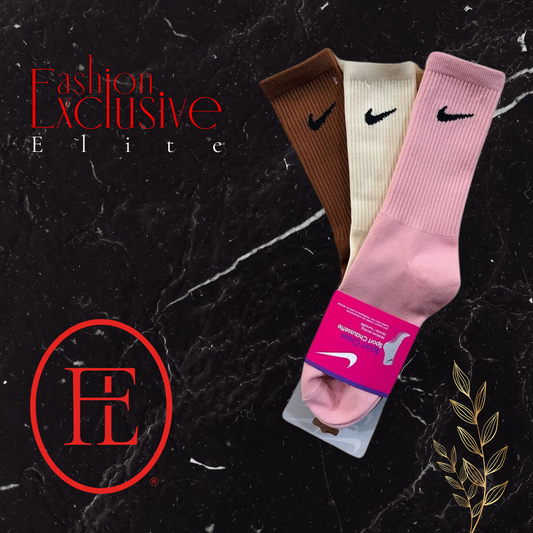Calcetines Nike Unitalla Café - Amarillo - Rosa