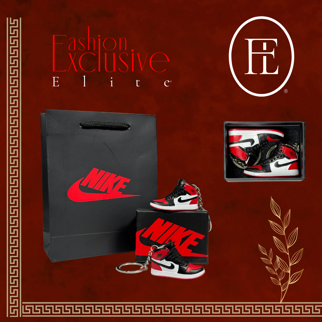 Llavero - Jordan 1 Retro High Bred Toe