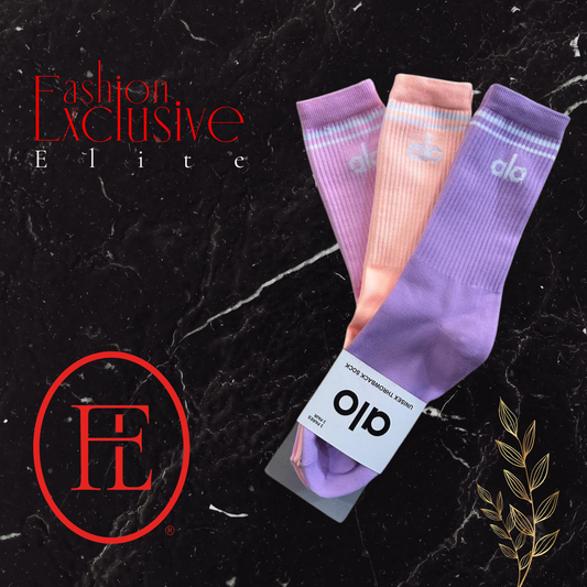 Calcetines Alo Unitalla Rosa - Naranja Claro - Purpura