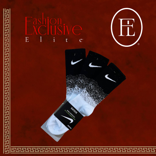Calcetines Nike Unitalla Medianos Negro - Blanco