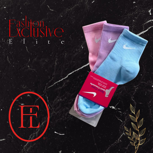 Calcetines Nike Unitalla Cortos Rosa - Purpura - Azul - Blanco