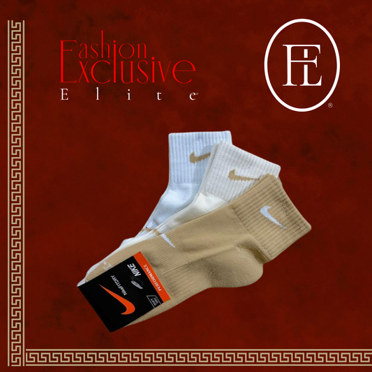 Calcetines Nike Unitalla Cortos Blanco - Amarillo Claro - Amarillo
