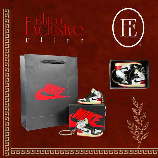 Llavero - Jordan 1 Retro High Union Los Angeles Black Toe