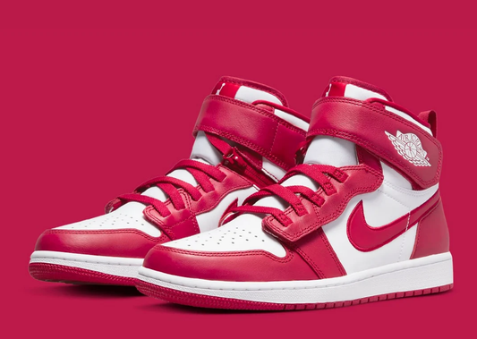 Jordan 1 High FlyEase White Cardinal Red