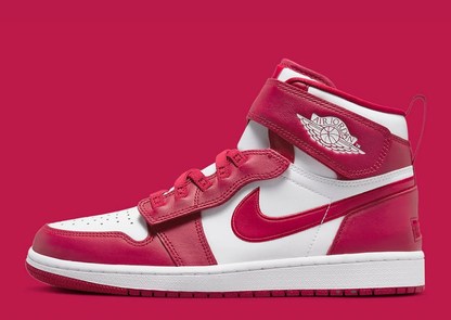 Jordan 1 High FlyEase White Cardinal Red