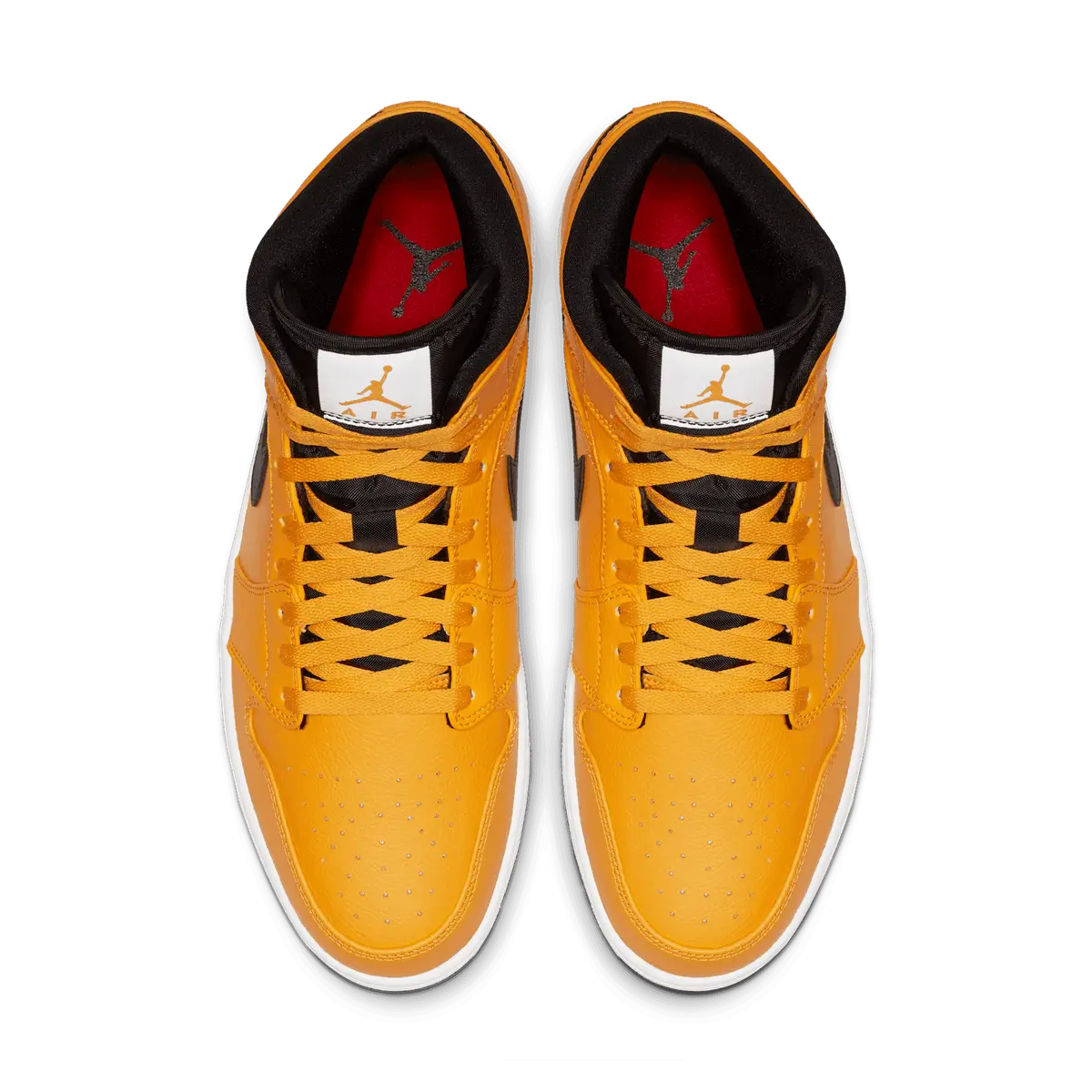Jordan 1 Mid University Gold Black