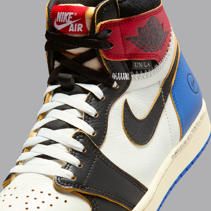 Jordan 1 Retro High OG SP Fragment x Union LA Varsity Red Sport Royal
