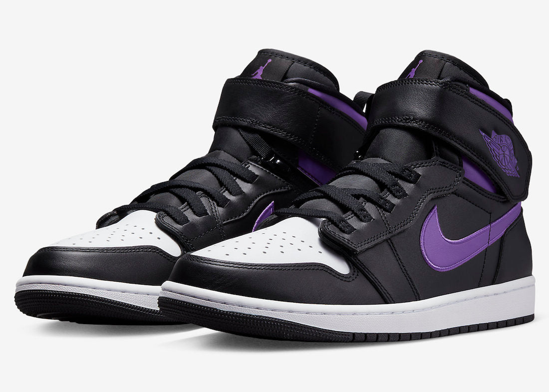 Jordan 1 High FlyEase Black Bright Violet