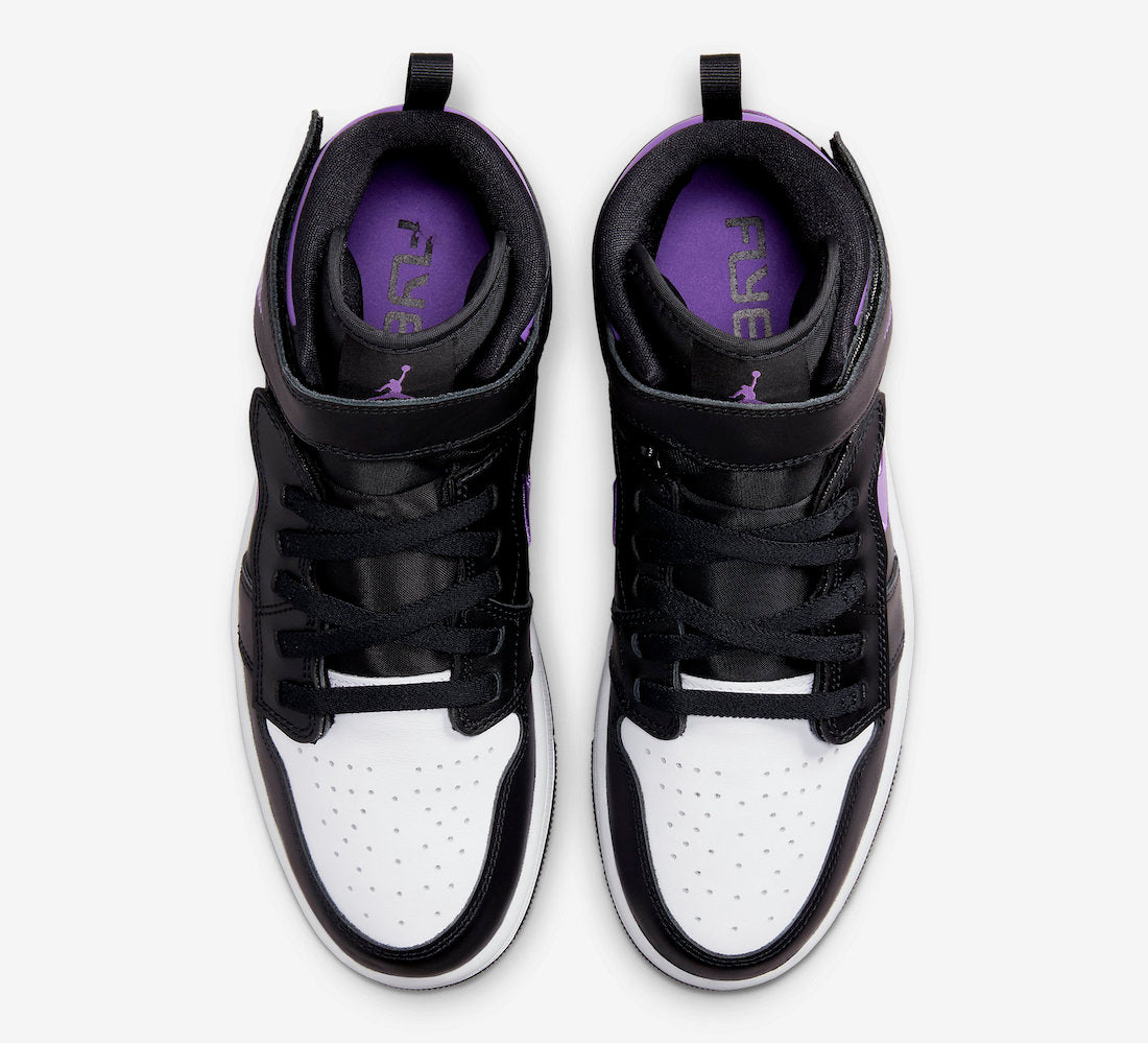Jordan 1 High FlyEase Black Bright Violet