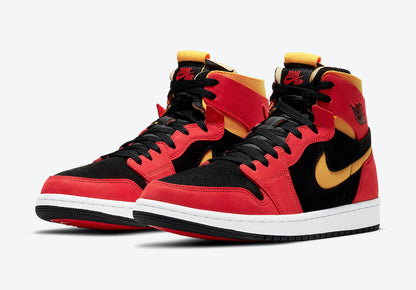 Jordan 1 High Zoom Air CMFT Black Chile Red