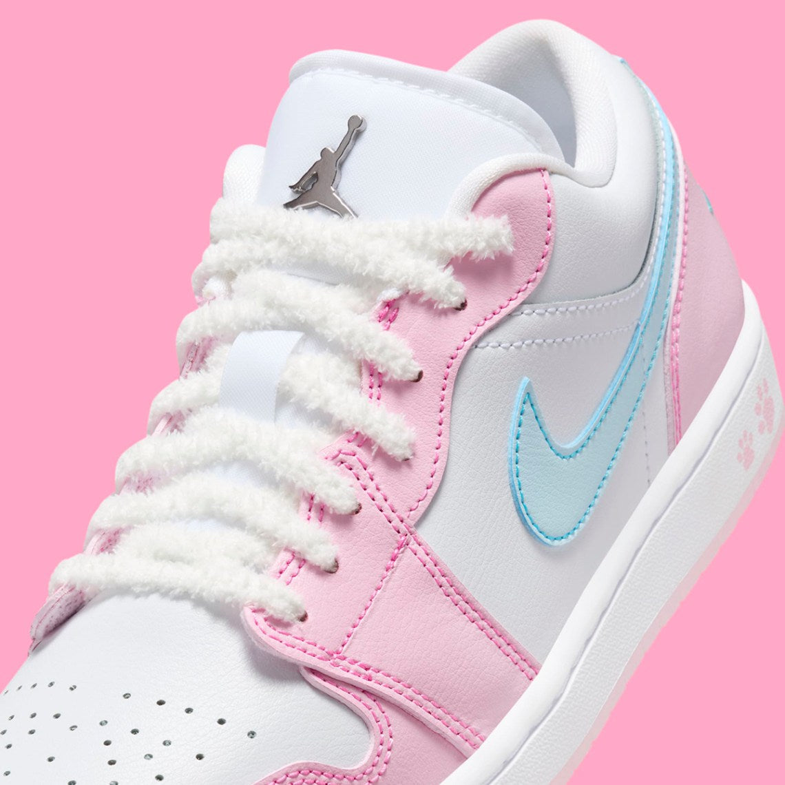 Jordan 1 Low SE Paw Print Pink Foam (Women's)