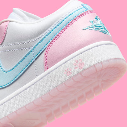 Jordan 1 Low SE Paw Print Pink Foam (Women's)