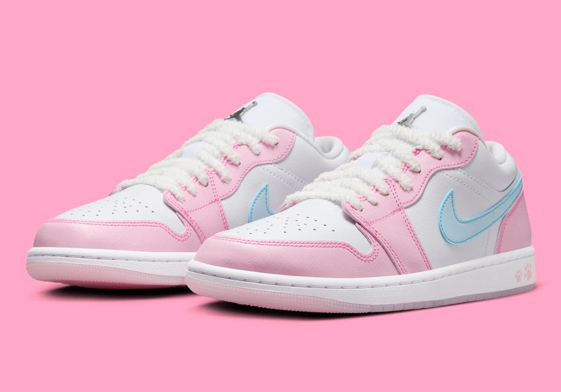 Jordan 1 Low SE Paw Print Pink Foam (Women's)