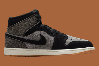 Jordan 1 Mid SE Black Denim