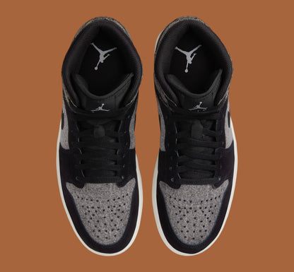 Jordan 1 Mid SE Black Denim