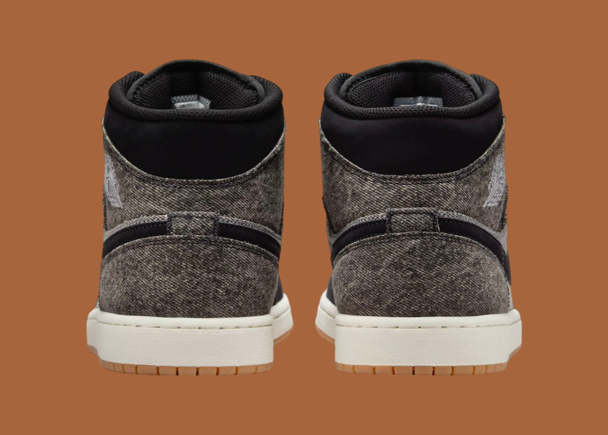 Jordan 1 Mid SE Black Denim
