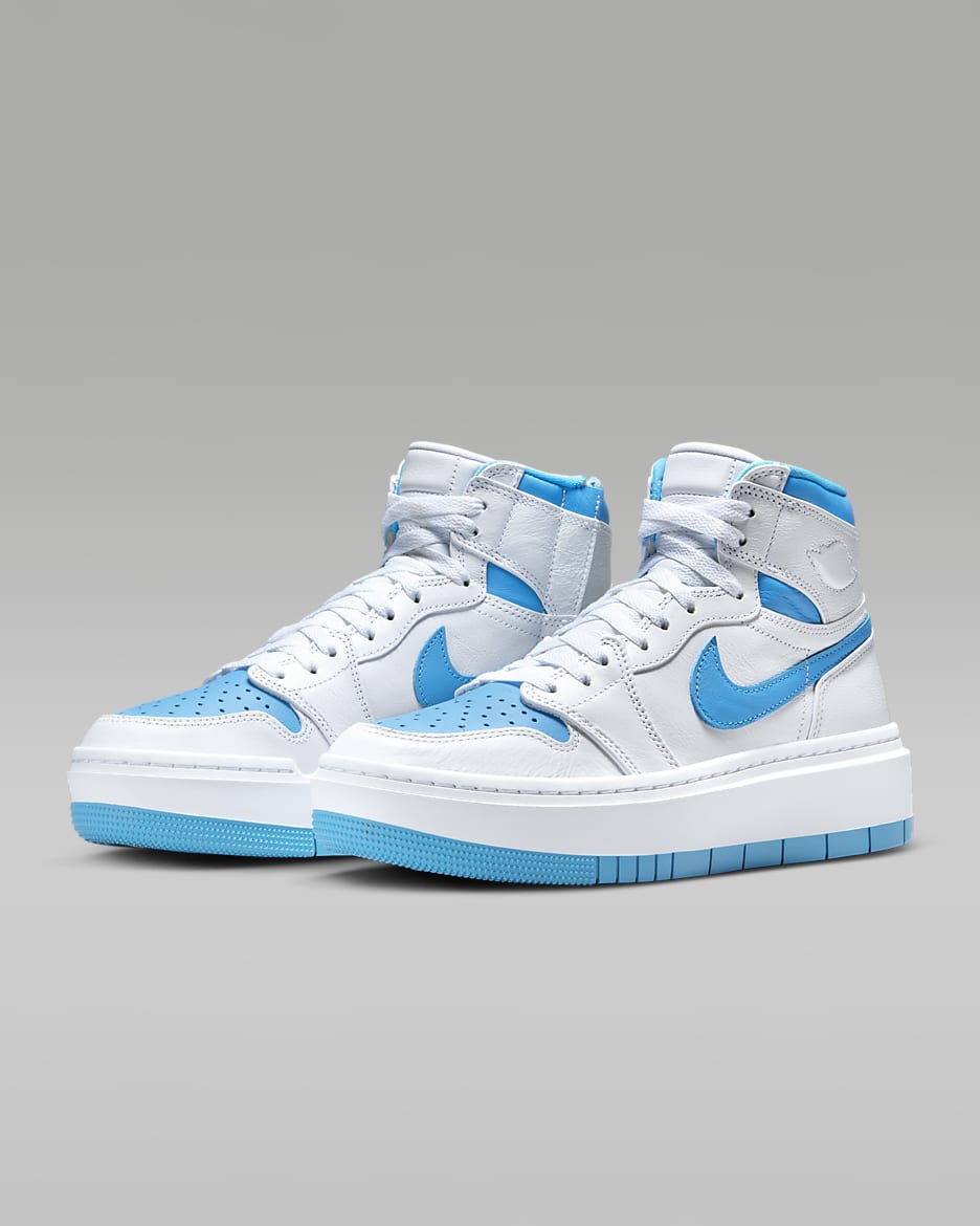 Jordan 1 Elevate High White Dark Powder Blue (Women's)
