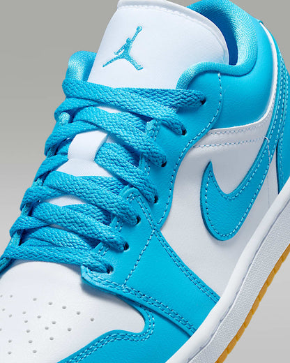 Jordan 1 Low White Gum Light Brown Dark Powder Blue (Women's)