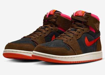 Jordan 1 High Zoom Air CMFT 2 Cacao Wow Picante Red (Women's)