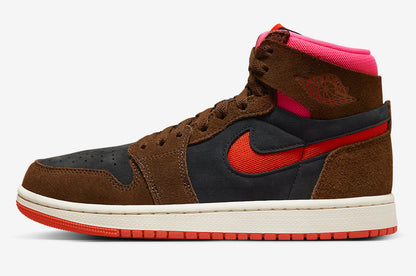 Jordan 1 High Zoom Air CMFT 2 Cacao Wow Picante Red (Women's)