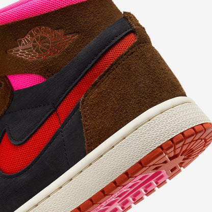 Jordan 1 High Zoom Air CMFT 2 Cacao Wow Picante Red (Women's)