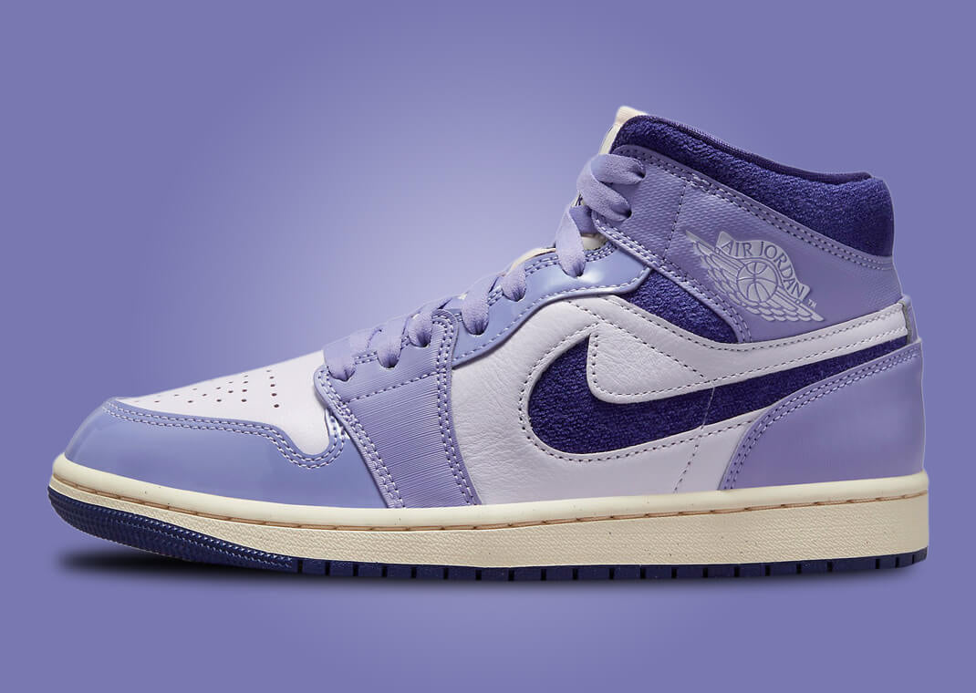 Jordan 1 Mid SE Chenille Sky J Light Purple (Women's)