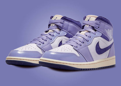 Jordan 1 Mid SE Chenille Sky J Light Purple (Women's)