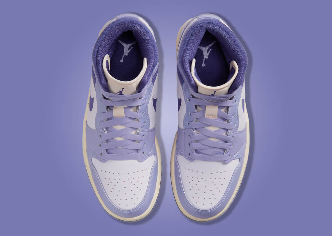 Jordan 1 Mid SE Chenille Sky J Light Purple (Women's)