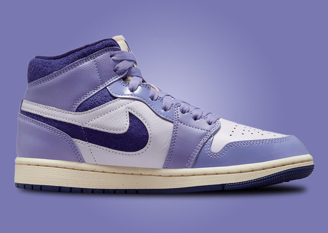 Jordan 1 Mid SE Chenille Sky J Light Purple (Women's)