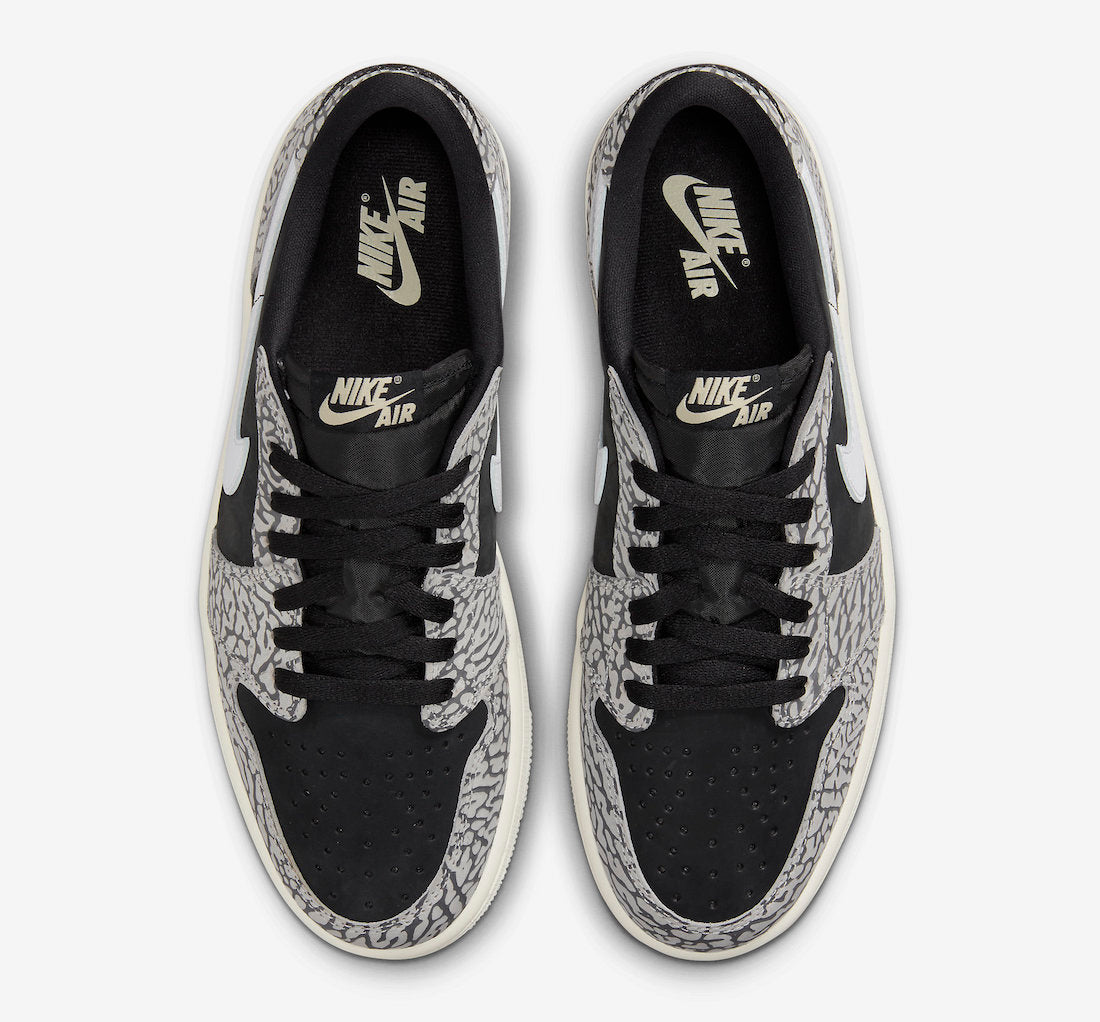 Jordan 1 Retro Low OG Black Cement