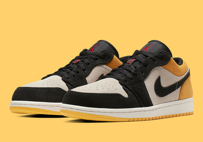 Jordan 1 Low Sail University Gold Black