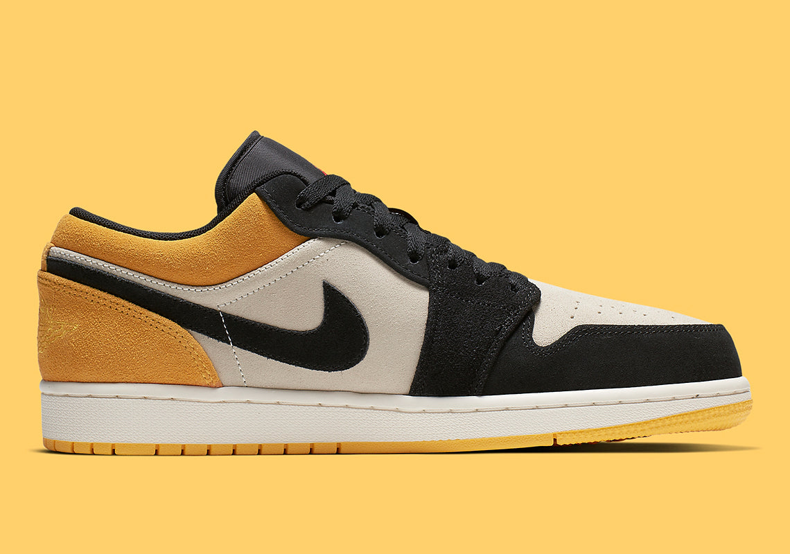 Jordan 1 Low Sail University Gold Black