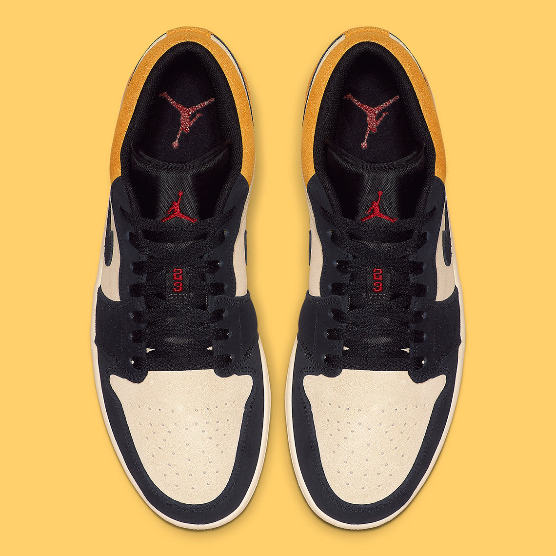 Jordan 1 Low Sail University Gold Black