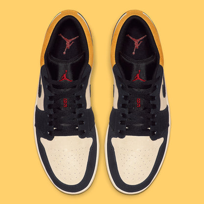 Jordan 1 Low Sail University Gold Black