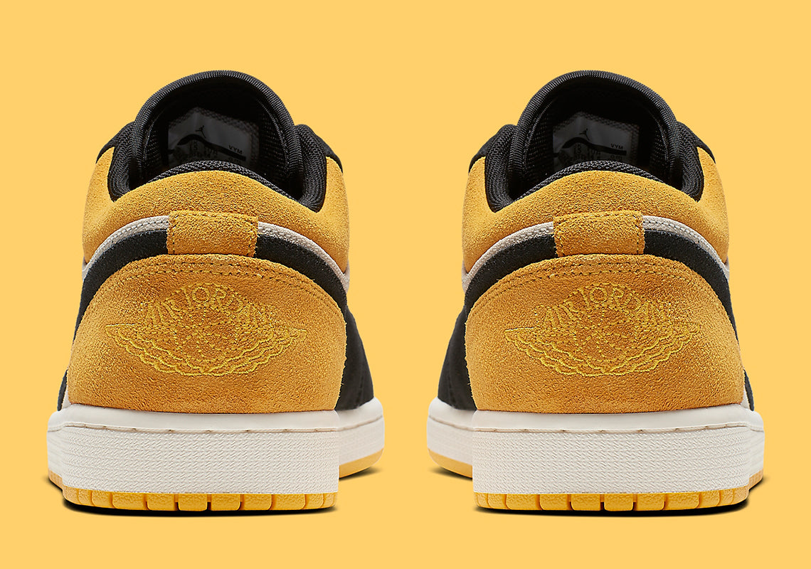 Jordan 1 Low Sail University Gold Black