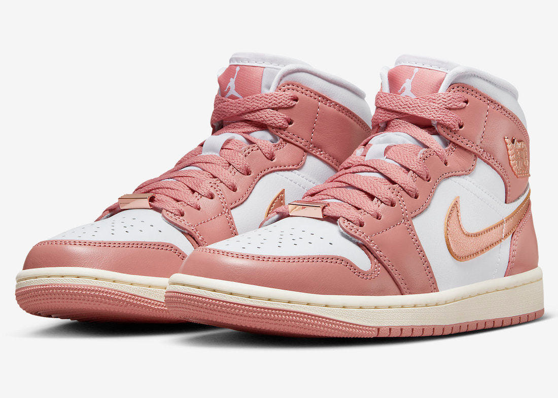 Jordan 1 Mid SE Red Stardust (Women's)