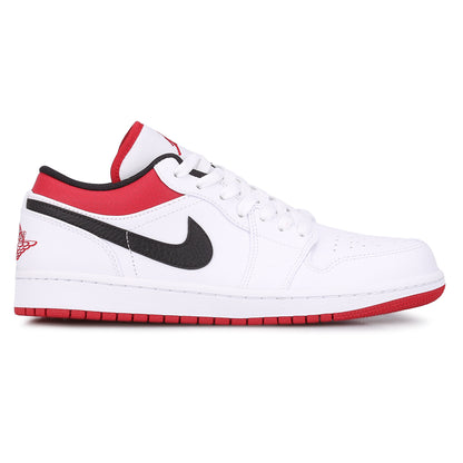 Jordan 1 Low White University Red Black