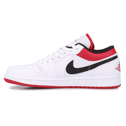Jordan 1 Low White University Red Black