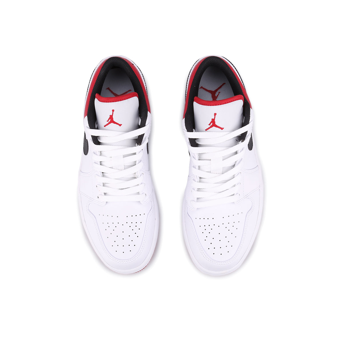 Jordan 1 Low White University Red Black