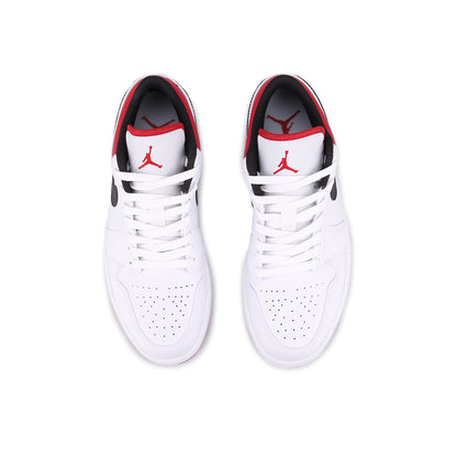 Jordan 1 Low White University Red Black