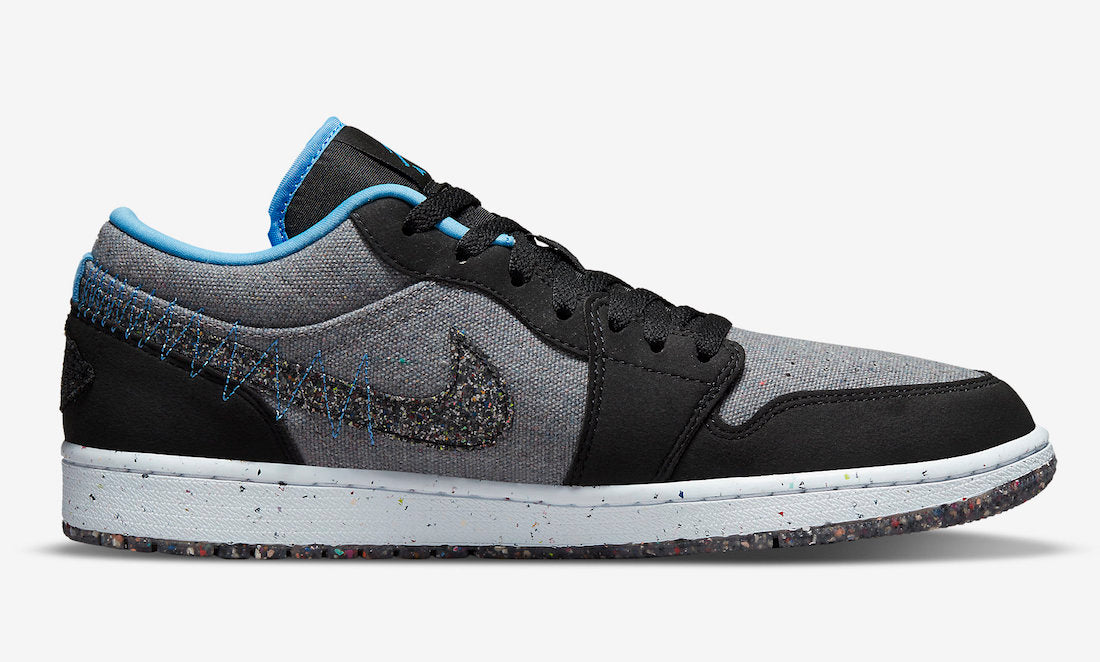 Jordan 1 Low SE Crater Grey University Blue