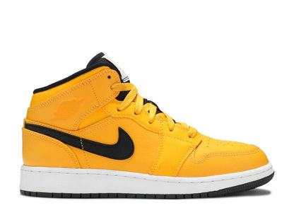 Jordan 1 Mid University Gold Black