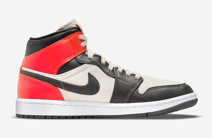 Jordan 1 Mid Newsprint Light Orewood Brown