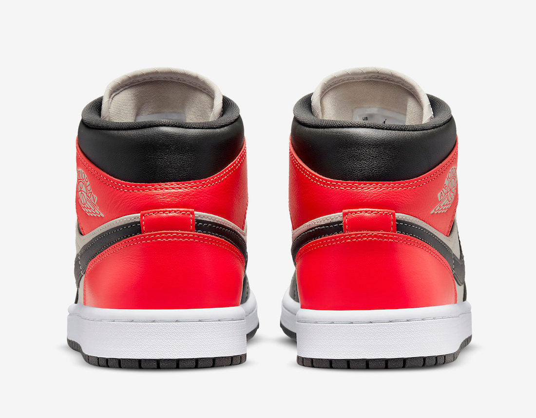 Jordan 1 Mid Newsprint Light Orewood Brown
