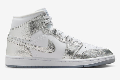 Jordan 1 Mid SE Metallic Silver (Women's)