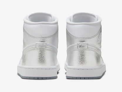 Jordan 1 Mid SE Metallic Silver (Women's)